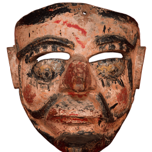 Máscara de Pilato, Moros y Cristianos o Santiagueros, Puebla México